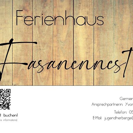 Ferienhaus Fasanennest Uelsen Екстер'єр фото